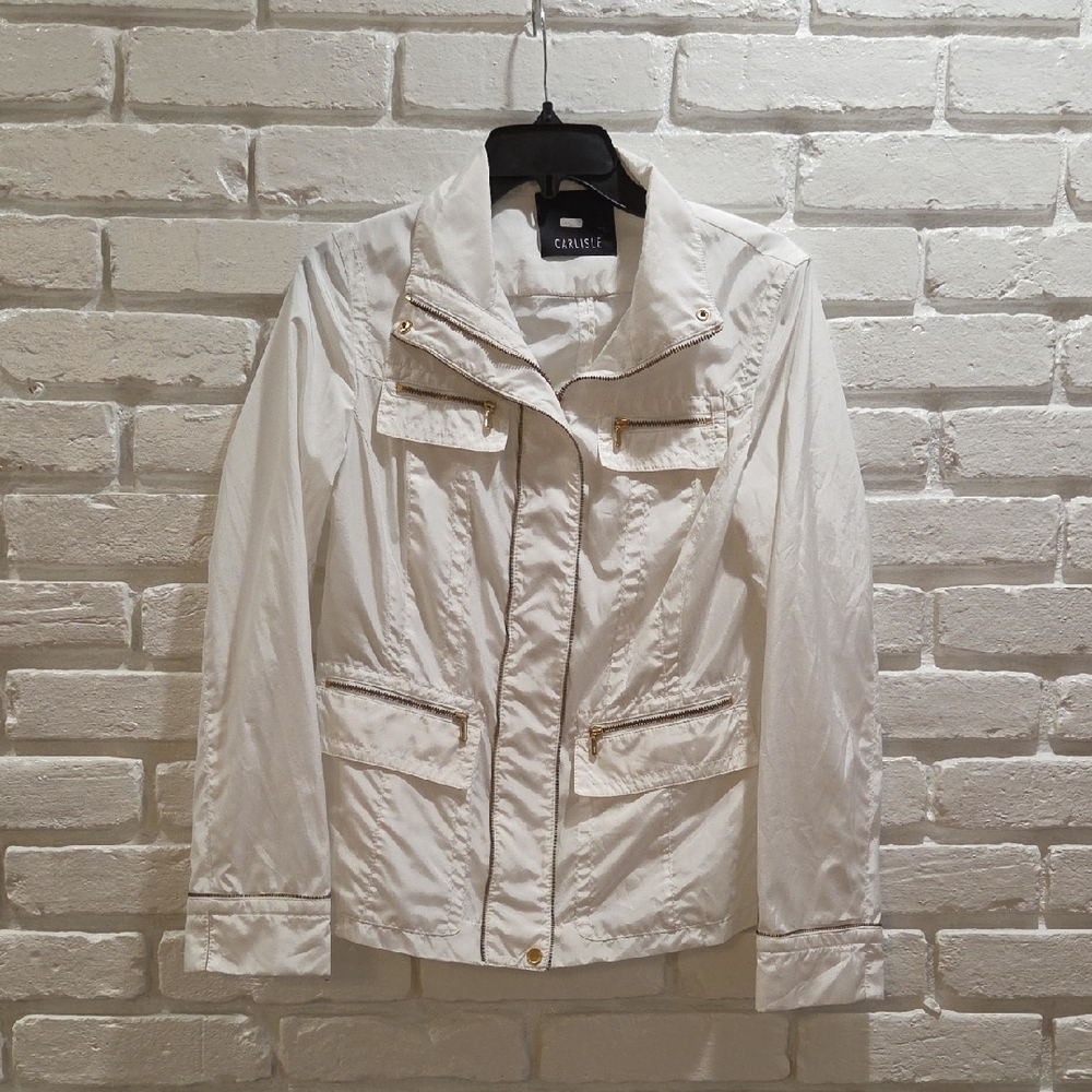 Carlisle Women's White Utility Jacket
